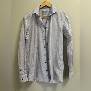 Men's Blue Checkered Shirt